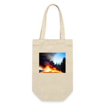 Magma Madness - Gift Bag for Bottles - nature - Front