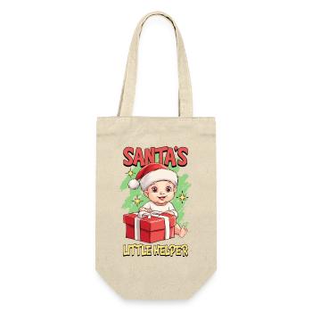 Christmas Baby Child Cute Cute Funny Saying - Gift Bag for Bottles - nature - Front