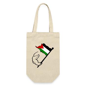 Free palestine - Sac à bouteille - nature - Devant