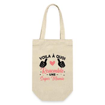 Voilà à quoi ressemble une super mamie - Sac à bouteille - nature - Devant