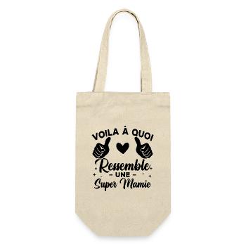 Voilà à quoi ressemble une super mamie - Sac à bouteille - nature - Devant
