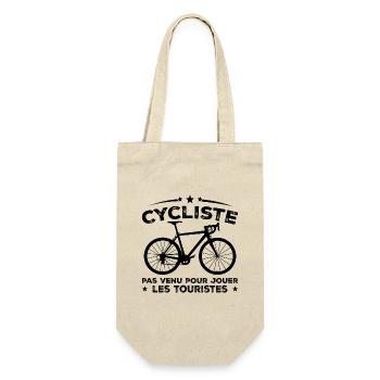 Cyclist Gift Personalized Humor - Gift Bag for Bottles - nature - Front