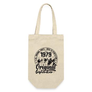 1979 September Original 45 Years Anniversary Gift - Gift Bag for Bottles - nature - Front