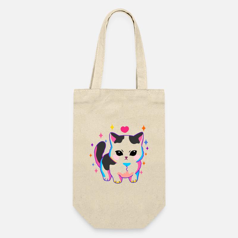 Chat sombre - Sac à bouteille - nature