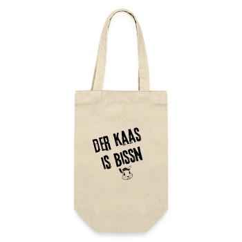 KaasIsBissn_BayerischerDurchblick | Redewendung - Geschenkbeutel für Flaschen - Natur - Vorne
