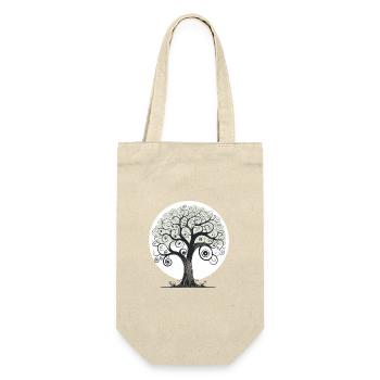 Wunder Fantasie Baum - Geschenkbeutel für Flaschen - Natur - Vorne