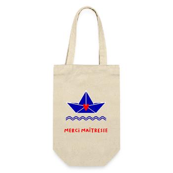 MAÎTRESSE. MERCI. MERCI MAÎTRESSE - Sac à bouteille - nature - Devant