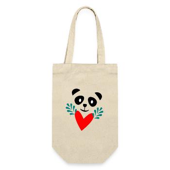 THANK YOU. MISTRESS. MASTER. THANK YOU MISTRESS. GIFT - Gift Bag for Bottles - nature - Front