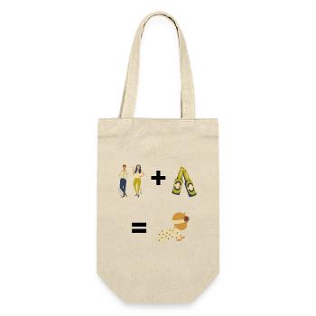 Drinking | Booze | Party | Baby | Funny| Carnival - Gift Bag for Bottles - nature - Front
