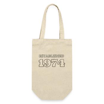 Established 1974 - Gift Bag for Bottles - nature - Front