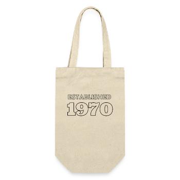 Fondée en 1970 - Célébrez votre année de naissance - Sac à bouteille - nature - Devant
