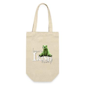 Beary Irish aujourd’hui Ours vert Saint-Patrick - Sac à bouteille - nature - Devant