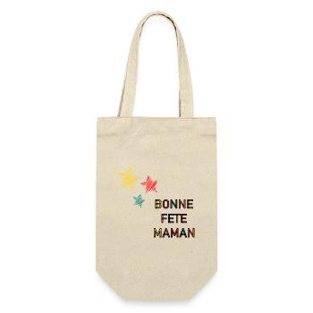 BONNE FÊTE. FÊTE DES MÈRES. FÊTE DES PÈRES. FÊTE - Sac à bouteille - nature - Devant