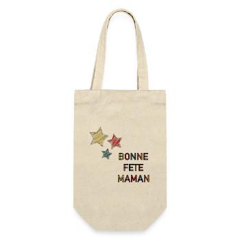 BONNE FÊTE. FÊTE DES MÈRES. FÊTE DES PÈRES. FÊTE - Sac à bouteille - nature - Devant