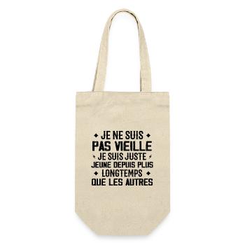 I'm Not Old Vintage Anniversary Gift - Gift Bag for Bottles - nature - Front