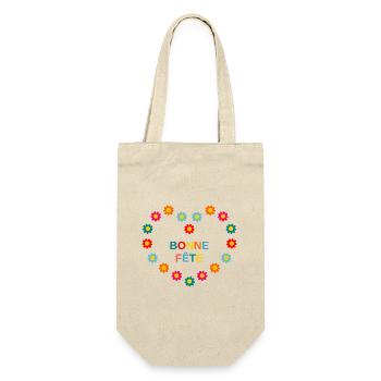 BONNE FÊTE. FÊTE DES MÈRES. FÊTE DES PÈRES. FÊTE - Sac à bouteille - nature - Devant