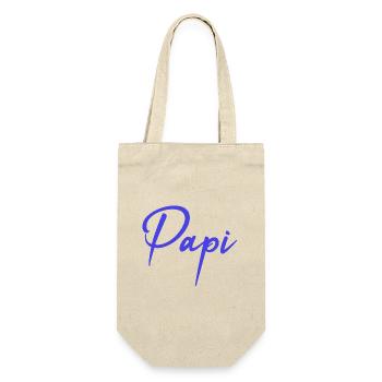 OPA. OPA. VATERTAG. ALLES GUTE ZUM GEBURTSTAG OPA - Geschenkbeutel für Flaschen - Natur - Vorne