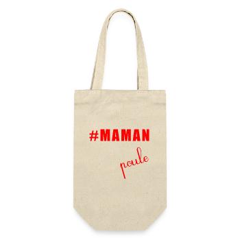 BONNE FÊTE MAMAN. MAMAN. FÊTE DES MÈRES. JE T'AIME - Sac à bouteille - nature - Devant
