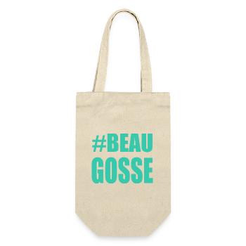 - GUTAUSSEHEND. - DAD. - HUMOR. MANN. MANN, MANN. Party - Geschenkbeutel für Flaschen - Natur - Vorne