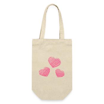 RETIREMENT. HAPPY RETIREMENT. HAPPY RETIREMENT. HEART - Gift Bag for Bottles - nature - Front