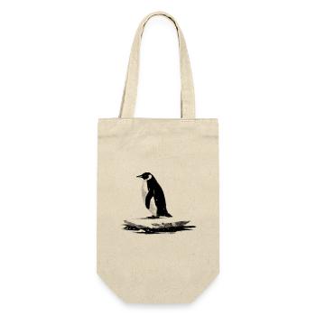 Majestic Penguin - Gift Bag for Bottles - nature - Front