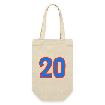 20. 20 YEARS. 20th ANNIVERSARY. 20 YEARS ANNIVERSARY. - Gift Bag for Bottles - nature - Front