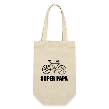 PAPA,FÊTE DES PÈRES,BONNE FÊTE PAPA,BONNE FÊTE - Sac à bouteille - nature - Devant
