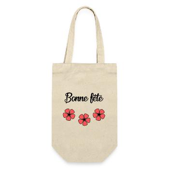 BONNE FÊTE. FÊTE DES MÈRES. FÊTE DES PÈRES. FÊTE - Sac à bouteille - nature - Devant