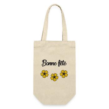 BONNE FÊTE. FÊTE DES MÈRES. FÊTE DES PÈRES. FÊTE - Sac à bouteille - nature - Devant