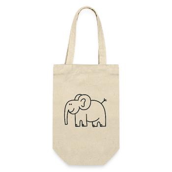 Anti-Zoo Four - Geschenkbeutel für Flaschen - Natur - Vorne