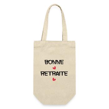 RETRAITE. RETRAITE. RETRAITEE. RETRAITE. BEST - Sac à bouteille - nature - Devant