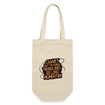 Trading my passion cool trading design - Gift Bag for Bottles - nature - Front