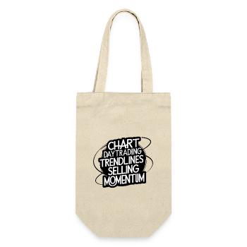 Trading ma passion cool trading design - Sac à bouteille - nature - Devant