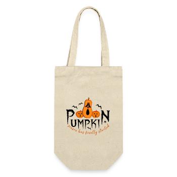 Pumpkin Halloween Bats - Gift Bag for Bottles - nature - Front