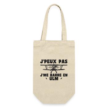 Plane Humor Ulm - Gift Bag for Bottles - nature - Front