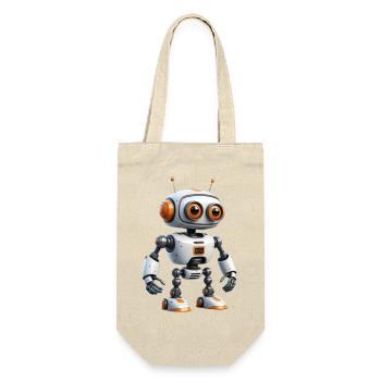 Little robo-explorer - Gift Bag for Bottles - nature - Front