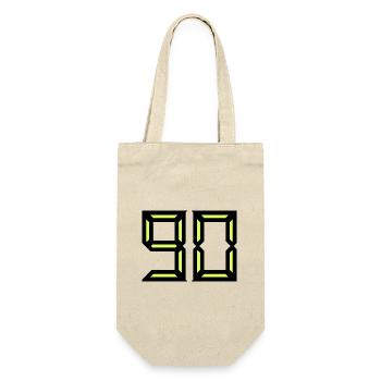 90. HAPPY BIRTHDAY. HAPPY BIRTHDAY - Gift Bag for Bottles - nature - Front
