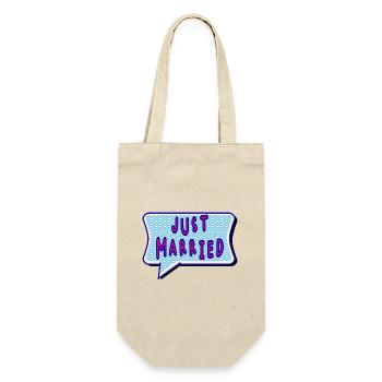 SAINT VALENTINE. bachelorette party. I LOVE YOU. I LOVE YOU. LOVE - Gift Bag for Bottles - nature - Front