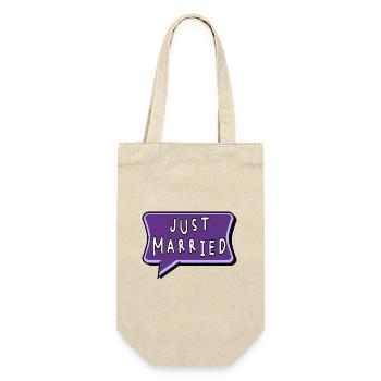 SAINT VALENTINE. bachelorette party. I LOVE YOU. I LOVE YOU. LOVE - Gift Bag for Bottles - nature - Front