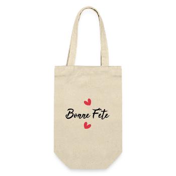 BONNE FÊTE PAPA. PAPA. FÊTE DES PÈRES. BONNE FÊTE - Sac à bouteille - nature - Devant