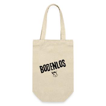 Bodenlos-Mode | Jugendwort - Geschenkbeutel für Flaschen - Natur - Vorne