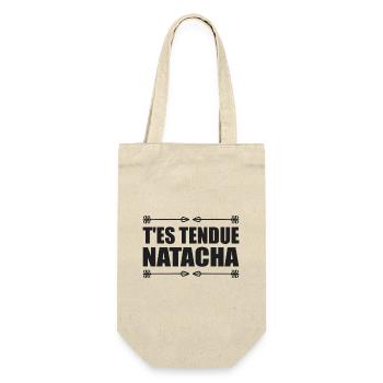 T'es tendue natacha réplique film culte humour - Sac à bouteille - nature - Devant