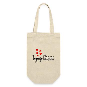 RETRAITE. RETRAITE. RETRAITEE. RETRAITE. BEST - Sac à bouteille - nature - Devant