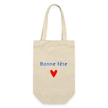 BONNE FÊTE. FÊTE DES MÈRES. FÊTE DES PÈRES. FÊTE - Sac à bouteille - nature - Devant