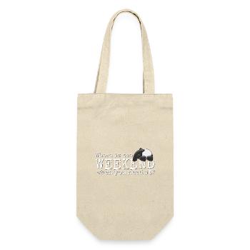 Where is the Weekend? Kawaii Tapir Weekend Fun - Gift Bag for Bottles - nature - Front
