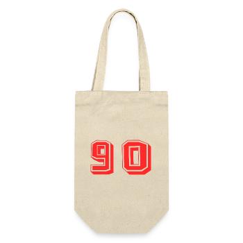 90. 90 YEARS. 90TH ANNIVERSARY. 90TH ANNIVERSARY. - Gift Bag for Bottles - nature - Front