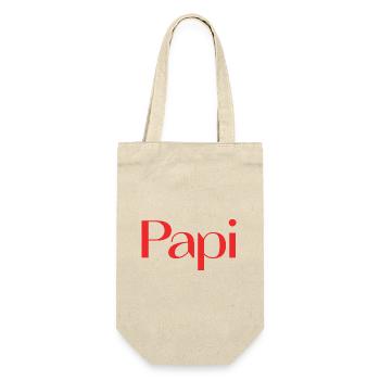 OPA. OPA. VATERTAG. ALLES GUTE ZUM GEBURTSTAG OPA - Geschenkbeutel für Flaschen - Natur - Vorne