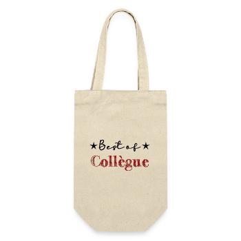 COLLEGUE. TRAVAIL. RETRAITE. MANAGER. CHEF. PATRON - Sac à bouteille - nature - Devant