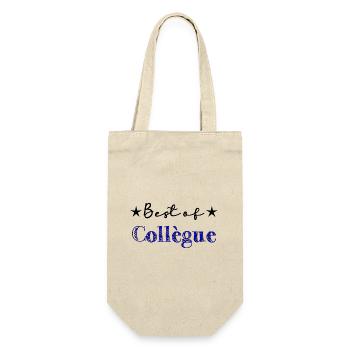 COLLEGUE. TRAVAIL. RETRAITE. MANAGER. CHEF. PATRON - Sac à bouteille - nature - Devant