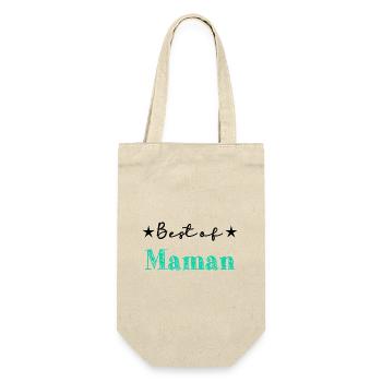 FÊTE DES MÈRES. BONNE FÊTE MAMAN. MAMAN. FÊTE - Sac à bouteille - nature - Devant